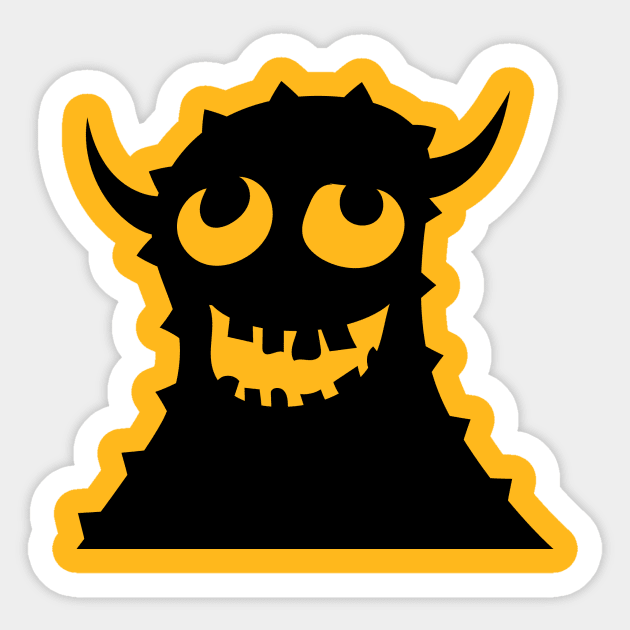 Phil the Monster Sticker by SchaubDesign